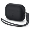Etui na słuchawki SPIGEN Silicone Fit Strap do Apple Airpods Pro 1/2 Czarny