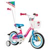 Rower dziecięcy KARBON Mimi 12 cali dla dziewczynki Różowo-niebieski