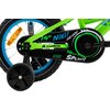 Rower dziecięcy KARBON Niki 14 cali dla chłopca Zielono-niebieski Kolory dostępne w ofercie producenta Limonkowo-czarny