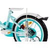 Rower dziecięcy KARBON Mimi 14 cali dla dziewczynki Błękitno-biały Kolory dostępne w ofercie producenta Błękitno-biały