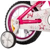 Rower dziecięcy KARBON Star 14 cali dla dziewczynki Różowo-biały Kolor Różowo-biały