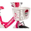 Rower dziecięcy KARBON Star 14 cali dla dziewczynki Różowo-biały Waga z opakowaniem [kg] 10.40