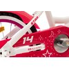 Rower dziecięcy KARBON Star 14 cali dla dziewczynki Biało-różowy Wyposażenie Karta gwarancyjna
