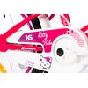 Rower dziecięcy KARBON Kitty 16 cali dla dziewczynki Różowo-biały Rozmiar ramy [cal] 7