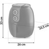 Air Fryer Frytkownica beztłuszczowa BERDSEN BD-650 Funkcje dodatkowe Grillowanie
