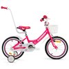 Rower dziecięcy KARBON Star 16 cali dla dziewczynki Różowy Rozmiar ramy [cal] 8