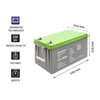 Akumulator QOLTEC Deep Cycle 53079 200Ah 12V Pojemność [Ah] 200