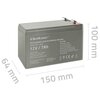 Akumulator QOLTEC 53076 7Ah 12V Pojemność wg. temperatury 25 °C - 100%