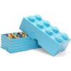 Pojemnik na LEGO klocek Brick 8 Lazurowy 40041743 Motyw Brick 8