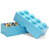 Pojemnik na LEGO klocek Brick 8 Lazurowy 40041743 Motyw Brick 8