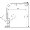 Bateria ŚMIGIELSKI Lubo WW 3358 D6 Chrom Rodzaj baterii Jednodźwigniowa