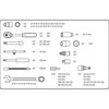 Zestaw kluczy nasadowych NEO TOOLS 10-058 1/2, 1/4 cala (82 elementy) Załączona dokumentacja Instrukcja obsługi w języku polskim