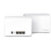 Router MERCUSYS Halo H80X 2.4 / 5 GHz (DualBand), Wi-Fi Mesh (2 szt.) Obsługiwane standardy Wi-Fi 6 (802.11 a/b/g/n/ac/ax)