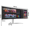 Monitor LG UltraWide 49WQ95C-W.AEU 49" 5120x1440px IPS 144Hz Curved Przeznaczenie Dla gracza