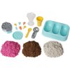 Piasek kinetyczny SPIN MASTER Kinetic Sand Lodowe przysmaki 6059742 Funkcje rozwojowe Wyobraźnia