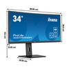 Monitor IIYAMA ProLite XCB3494WQSN-B5 34" 3440x1440px 120Hz 0.4 ms [MPRT] Curved Przeznaczenie Do domu i biura