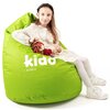 Pufa worek DIABLO CHAIRS Kido L Zielony 110 x 80 cm Materiał Kodura