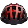Kask rowerowy LAZER Compact DLX Czerwono-czarny MTB z lampką (rozmiar 54-61) Regulacja Od 54 do 61 cm