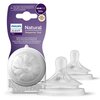 Smoczek PHILIPS Avent Natural SCY963/02 Przezroczysty 1 m+ (2 sztuki)