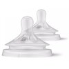 Smoczek PHILIPS Avent Natural SCY964/02 Przezroczysty 3 m+ (2 sztuki) Rodzaj Do butelki