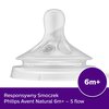 Smoczek PHILIPS Avent Natural SCY965/02 Przezroczysty 6 m+ (2 sztuki) Kolor Przezroczysty