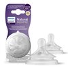 Smoczek PHILIPS Avent Natural SCY965/02 Przezroczysty 6 m+ (2 sztuki)