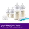 Zestaw butelek PHILIPS Avent Natural SCD838/11 Przezroczysto-biały Smoczek w zestawie Tak