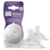 Smoczek PHILIPS Avent Natural SCY962/02 Przezroczysty 0 m+ (2 sztuki)