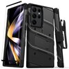 Etui ZIZO Bolt do Samsung Galaxy S23 Ultra Czarny + Szkło hartowane 9H