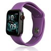 Pasek BELINE Silicone do Apple Watch 2/3/4/5/6/7/8/SE/SE 2 (38/40/41mm) Fioletowy