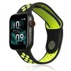 Pasek BELINE Sport Silicone do Apple Watch 2/3/4/5/6/7/8/SE/SE 2 (38/40/41mm) Czarno-limonkowy