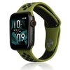 Pasek BELINE Sport Silicone do Apple Watch 2/3/4/5/6/7/8/SE/SE 2/Ultra (42/44/45/49mm) Zielono-czarny