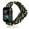 Pasek BELINE Textile do Apple Watch 2/3/4/5/6/7/8/SE/SE 2/Ultra (42/44/45/49mm) Czarno-limonkowy