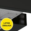 Okap CANDY CBT625/2B/1 Czarny 332.1m3/h 64dB klasa B Wyposażenie Instrukcja obsługi w języku polskim