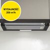 Okap CANDY CBT625/2B/1 Czarny 332.1m3/h 64dB klasa B Tryb pracy Wyciąg