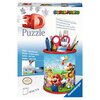 Opakowanie produktu przedstawia kolorowy przybornik z motywem Super Mario, złożony z puzzli 3D, wypełniony przyborami biurowymi. Na opakowaniu widnieją napisy: "3D Puzzle", "Super Mario", "Stabil – ohne Klebstoff", "Sturdy – no glue required", "Solide – s