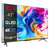 Telewizor TCL 43C645 43" QLED 4K Google TV Dolby Vision Dolby Atmos HDMI 2.1 Dla graczy Nie