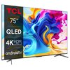 Telewizor TCL 75C645 75" QLED 4K Google TV Dolby Vision Dolby Atmos HDMI 2.1 Smart TV Tak