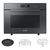 Kuchenka mikrofalowa SAMSUNG BESPOKE MC35R8058CC 900W średnica 38 cm pojemność 35L Auto Cook Czarno-szary Sterowanie Elektroniczne