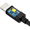 Kabel USB - Lightning CHOETECH IP0026 1.2m Czarny Typ USB - Lightning