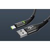 Kabel USB - USB-C MCDODO Magnificence CA-7960 LED 1 m Czarny Typ USB-A - USB Typ-C