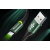 Kabel USB - USB-C MCDODO Magnificence CA-7961 LED 1 m Zielony Dedykowany model Urządzenia zasilane portem USB Typ-C