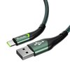 Kabel USB - USB-C MCDODO Magnificence CA-7961 LED 1 m Zielony Długość [m] 1