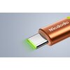 Kabel USB - USB-C MCDODO Magnificence CA-7962 LED 1 m Pomarańczowy Typ USB - USB-C