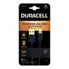 Kabel USB - Micro USB DURACELL USB7013A 1 m Czarny Rodzaj Kabel