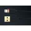 Kabel USB - Lightning DURACELL USB7012A 1 m Czarny Długość [m] 1