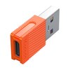 Adapter USB - USB Typ-C MCDODO OT-6550 Pomarańczowy Wtyczka (męskie) USB typ A