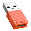 Adapter USB - USB Typ-C MCDODO OT-6550 Pomarańczowy Wykonanie TPE