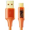 Kabel USB - USB-C MCDODO CA-2091 6A 1.2 m Pomarańczowy