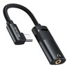 Adapter USB Typ-C - Jack 3.5 mm MCDODO CA-1880 Czarny Gniazdo (żeńskie) Jack 3.5 mm